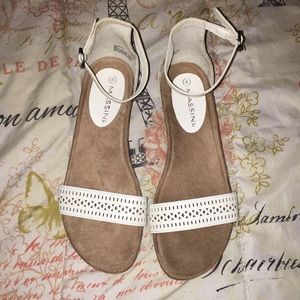 “Megan” Massini Low Heel Summer Sandal